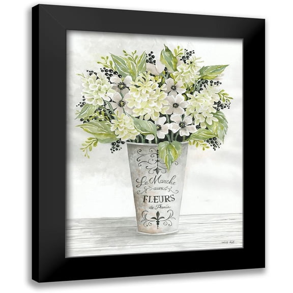 Jacobs, Cindy 12x14 Black Modern Framed Museum Art Print Titled - French Floral I