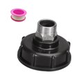 thumbnail image 1 of davian Adaptateur de Réservoir IBC Fourre-Tout Drain Raccord Pièces Remplacement Raccords Maison Équipement Polyvalent Fournitures pour Connecteur Tuyau de Jardin 6 Points, 1 of 8