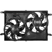 gmc s truck dual radiator and condenser fan assembly