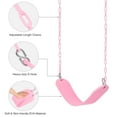 thumbnail image 3 of RedSwing High Back Full Bucket Swing with Heavy Duty Swing Seat Combo Pack (Triangle and Chain Dip), Tree Straps Included, Pink, 3 of 9