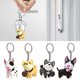 thumbnail image 2 of Llavero con forma de perro Corgi, regalo para cachorro, llavero de coche, colgante para bolso de mujer, colgante de cachorro (ketti/blanco y negro), 2 of 4