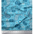 thumbnail image 3 of Soimoi Rayon Fabric Floral & Paisley Print Fabric by the Yard 56 Inch Wide, 3 of 5