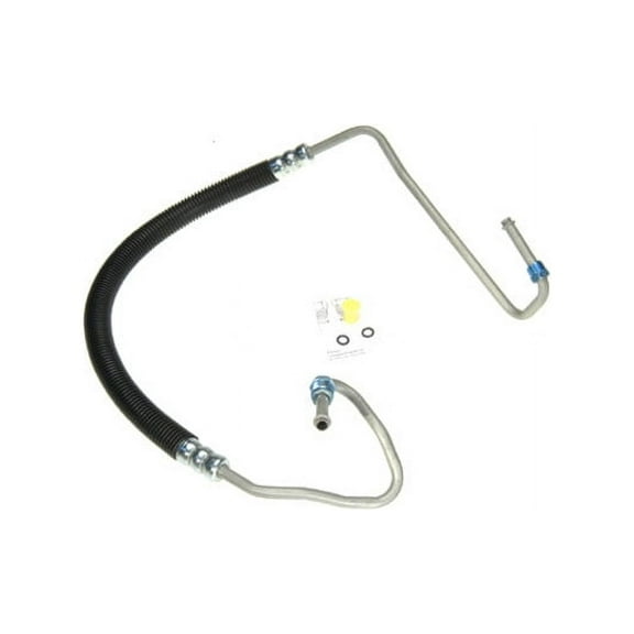 Hydroboost To Gear Power Steering Pressure Line Hose Assembly - 49 Inch - Compatible with 2001 - 2010 Chevy Silverado 2500 HD 6.0L 8.1L V8 2002 2003 2004 2005 2006 2007 2008 2009
