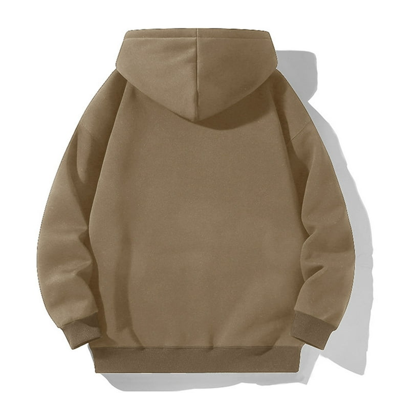 Men s Casual Solid Cuff Virginity Rocks Hoodie Top Pull String Pocket Hoodies for Boys Hoodie Shirt Top Walmart