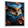 thumbnail image 2 of Designart "Blooming Mystery Of The Owl I" Animals Owl Floater Framed Canvas Wall Art, 2 of 5