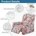 thumbnail image 5 of Kuiaobaty Leopard Flower Print Recliner Chair Cover that Stay in Place Easy Installation Reclining Sofa Slipcover Durable Recliner Couch Cover Reclining Slipcover with Side Pocket for Pets, 5 of 8