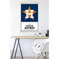 thumbnail image 5 of MLB Houston Astros - Logo 22 Wall Poster with Magnetic Frame, 22.375" x 34", 5 of 5