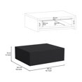 thumbnail image 6 of Newboti Furniture Floating Nightstand 5"H, Modern Wall-Mounted Bedside Shelf with Drawer, Black 44479, 6 of 7