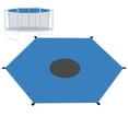 thumbnail image 2 of 12ft Trampoline Awning - 6 Poles, Adjustable Angle, Sun Shelter - for Outdoor Backyard Trampoline Use, 2 of 7