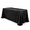 Black-72" x 50" (Rectangular), variant on Black Sequin Tablecloth 50x72-inch Linen Around The World Party Decorations