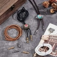 thumbnail image 4 of Kit de 14 Piezas de Accesorios para Corbatas de Bolo, Kit de Repuesto de Puntas de Corbatas de Bolo, Accesorios de Hebilla para Corbatas de Bolo, 4 of 5