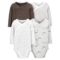 thumbnail image 1 of Body Simple Joys by Carter's Side Snap para 0-3 meses (paquete de 4 unidades), 1 of 4