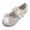 Green, variant on GiLiling Girls Mary Jane Flats, Embroidered Cloth Fabric with Pearl, Elastic Strap Non-Slip Rubber Sole Casual Flats (Pink, 6-7 Years)