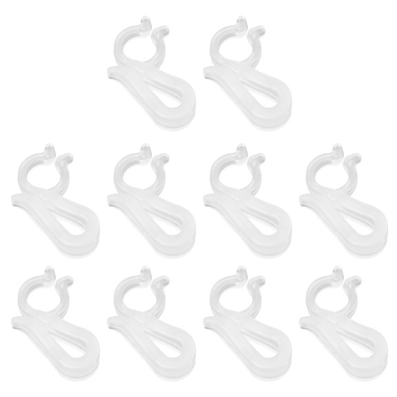 KAKOWELY 100Pcs Small Hooks for Hanging Christmas Lights with Simple Design for General Users