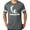 Heather Charcoal, variant on Manu Bay Surf Company WHITE WAVE surfer Tee Shirt, XL Heathered Charcoal/White