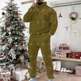 thumbnail image 2 of Mens Christmas Sweatsuits 2 Piece Sets Outfits Ugly Christmas Tracksuits Xmas Holiday Jogging Suits Hoodie and Sweatpants Set, 2 of 5