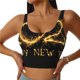thumbnail image 1 of Fotbe Happy New Year 2025 D Sujetador Deportivo Largo sin Aros para Mujer con Almohadillas y Soporte Medio, Transpirable y Absorbente, Camiseta Tipo Chaleco o Tank Top-X-Large, 1 of 8