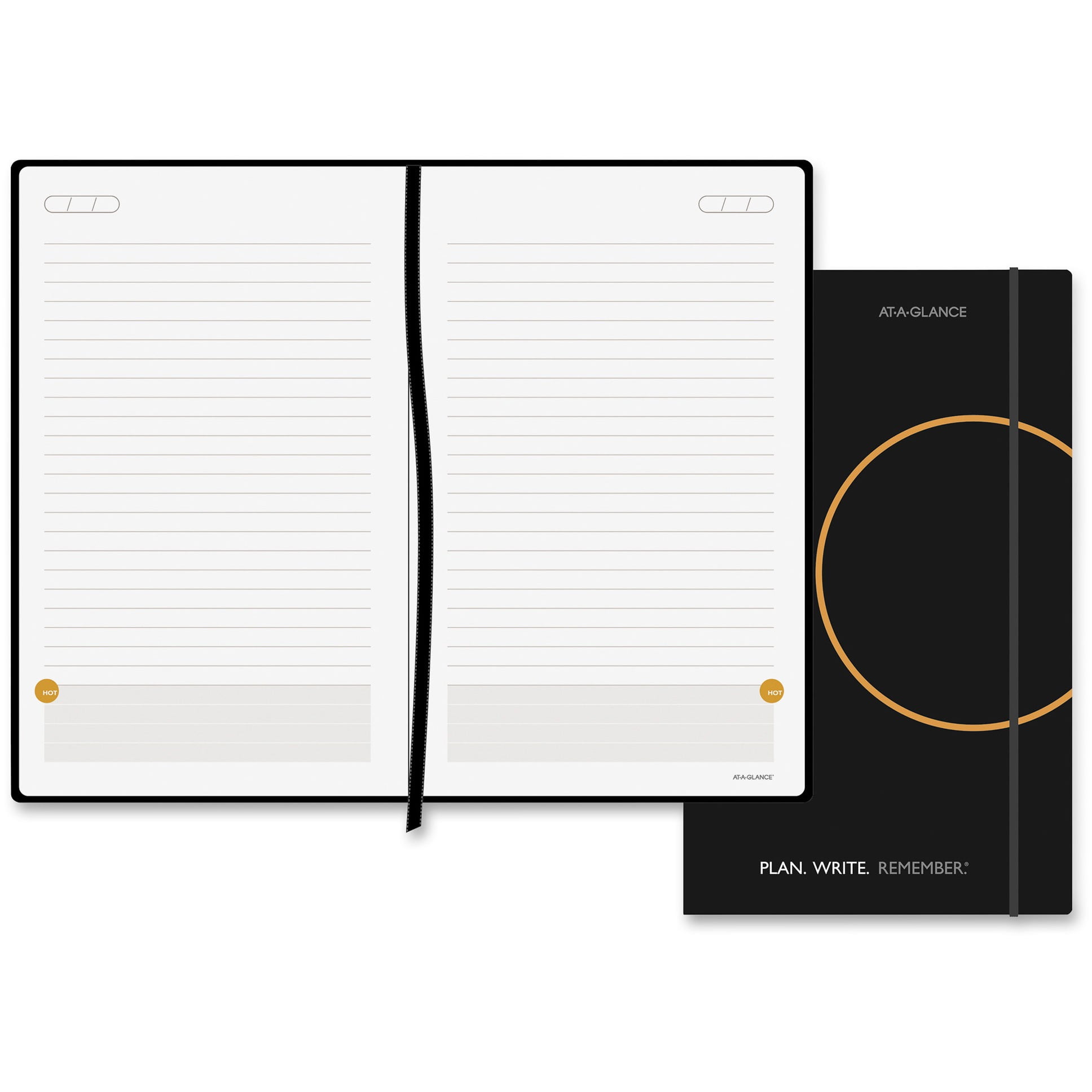 New 80-6203-05 Planning Notebook  Black Details about   AT-A-GLANCE PLAN.WRITE.REMEMBER 