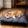 thumbnail image 4 of Chew Proof Bed For Crate Indestructible Kennel Mat With Reinforced Corners Large Washable Chew Pad For Small Chewers (Grey), 4 of 4