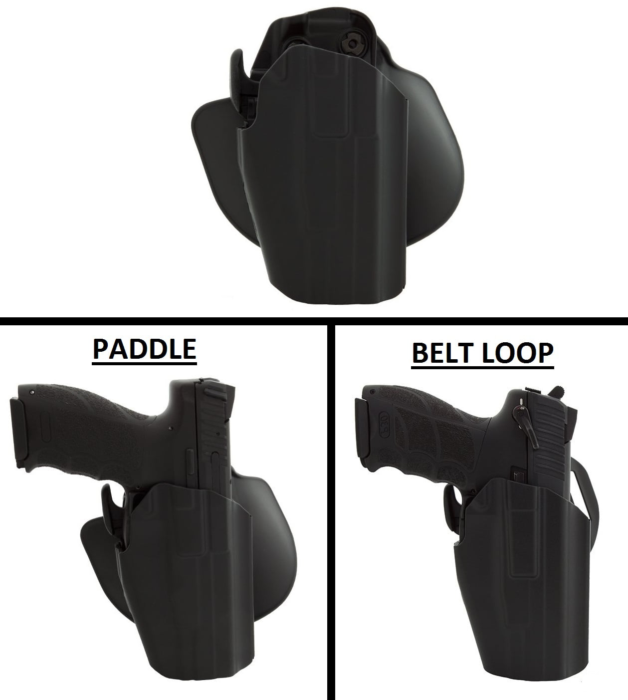 Vertical Shoulder Holster w/ Double Mag Pouch EAA Withess 4.75",10mm,40SW,45ACP 