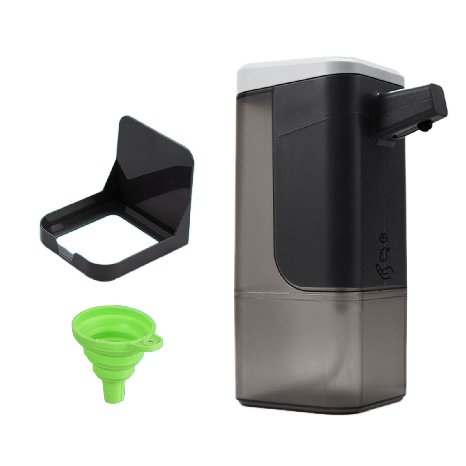 Automatic Foam Soap Dispenser, Smart USB Rechargeable Infrared Sensor Hand Soap Pump for Bathroom Kitchen Office Use, Accurate Dosing Easy Refill Hygiene for Homes Restaurants Schools