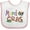 White and Pink, variant on Inktastic Argyle Mardi Gras Boys or Girls Baby Bib