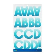 Hello Hobby Extra Large Blue Glitter Alphabet Stickers, Letter Icons, 99 Count