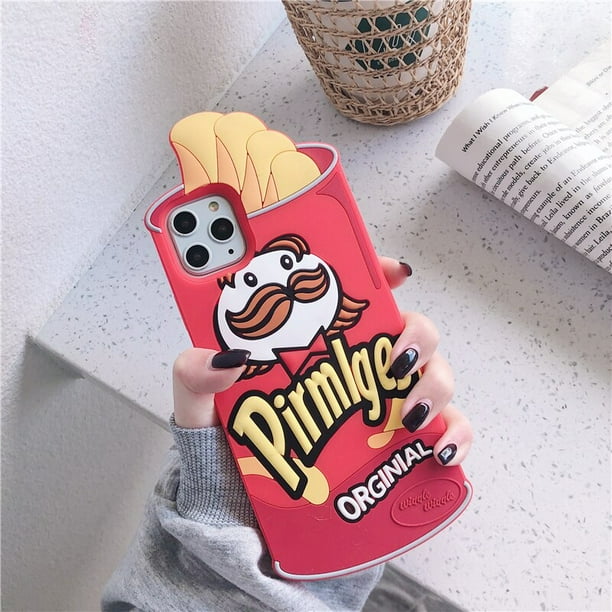 Bonita funda de teléfono de silicona para iphone, cubierta suave, 3D, súper deliciosa, patatas fritas, 13 Pro Max, 11, 12 Pro max, Xr, Xs, 6, 7, 8 Plus, X, Se 2 Fivean unisex
