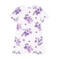 thumbnail image 3 of RXIRUCGD 2025 Vêtements d'Été pour Enfants 3-12 Ans Mode Imprimée Pyjama Rêveur Mi-Mollet Chemise de Nuit, 3 of 4