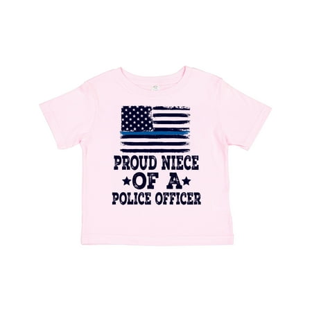 

Inktastic Police Officer Proud Niece Gift Toddler Toddler Girl T-Shirt
