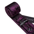 thumbnail image 4 of Set de Corbata Barry.Wang de Seda Tejida con Diseño de Paisley para Hombre, 4 of 5