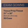 thumbnail image 3 of McKesson Pediatric Exam Gown, Disposable - Waist Belt, Short Sleeve, Kids Design, Unisex - Blue, 21 in x 36 in, 50 Count, 3 of 7