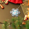 thumbnail image 5 of Metal Snowflake Christmas Ornaments Crazy Cat Lady Cat Gifts Christmas Tree Ornaments Home Decoratio Christmas Cat Elegant Christmas Hanging Ornaments Gifts Keepsake for Family Xmas Ornament 3", 5 of 8