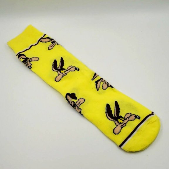 Cartoon Socks, Womens & Mens Fun Novelty Crew Character 360 Degree Artwork Designed Socks