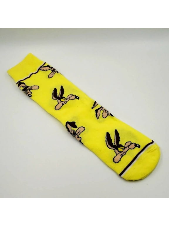 Cartoon Socks, Womens & Mens Fun Novelty Crew Character 360 Degree Artwork Designed Socks
