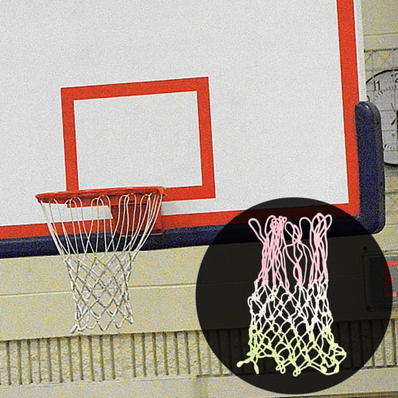 RENACLIPY Glow In Dark Basketball Net 1Pack Luminous Durable For Outdoor Courts