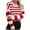 Red, variant on Women's Sweater Striped Color Block Knit Fashion Long Sleeve Crew Neck Casual Cozy Sweaters