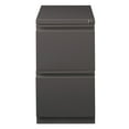 thumbnail image 2 of Hirsh 20" Deep Mobile Pedestal File Cabinet 2 Drawer File-File, Letter Width, Medium Tone Brown, 2 of 6