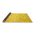 thumbnail image 2 of Ahgly Company Indoor Square Oriental Yellow Traditional Area Rugs, 6' Square, 2 of 4
