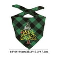 thumbnail image 3 of SCNOR Christmas Dog Bandana Plaid - Double-Sided Flannel Pet Scarf for Small Medium Large Dogs Cats, Holiday Costume Gift Washable, 3 of 6