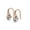 Rose Gold, variant on Cate & Chloe McKayla 18k White Gold Plated Drop Earrings with Swarovski Crystals Gift for Women