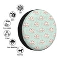 thumbnail image 2 of Kdxio Flora Daisy Cactus for Tire Cover Wheel Protectors Tyre Covers Weatherproof Wheel Covers Universal Fit for Trailer Rv SUV Truck Camper Travel Trailers 14 inch, 2 of 5