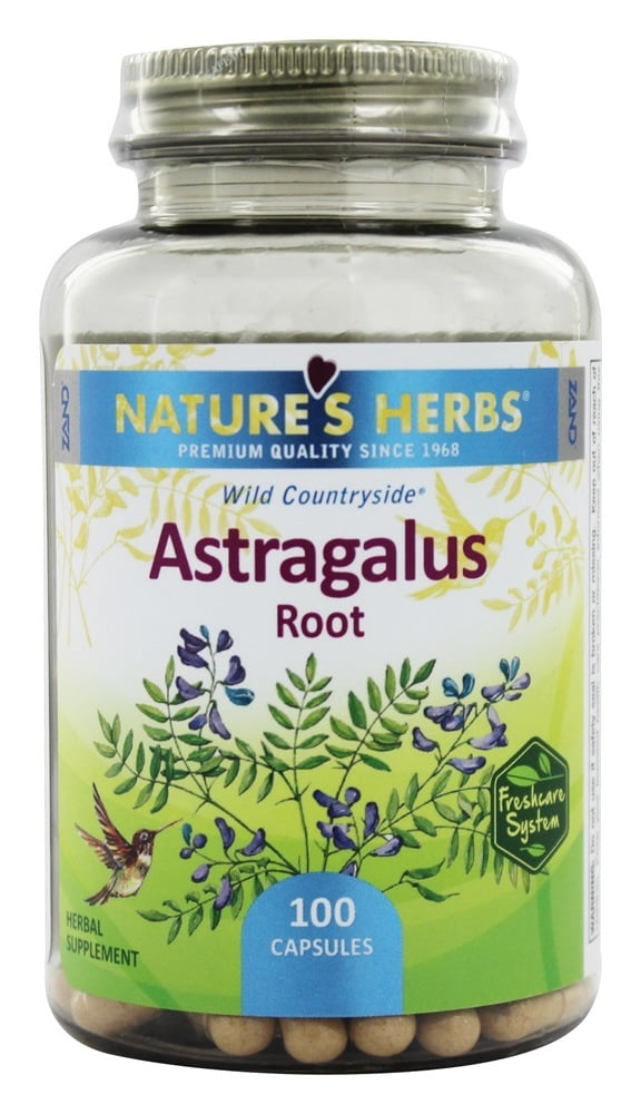 Nature's Life Astragalus Root 405 milligrams Immune Function and