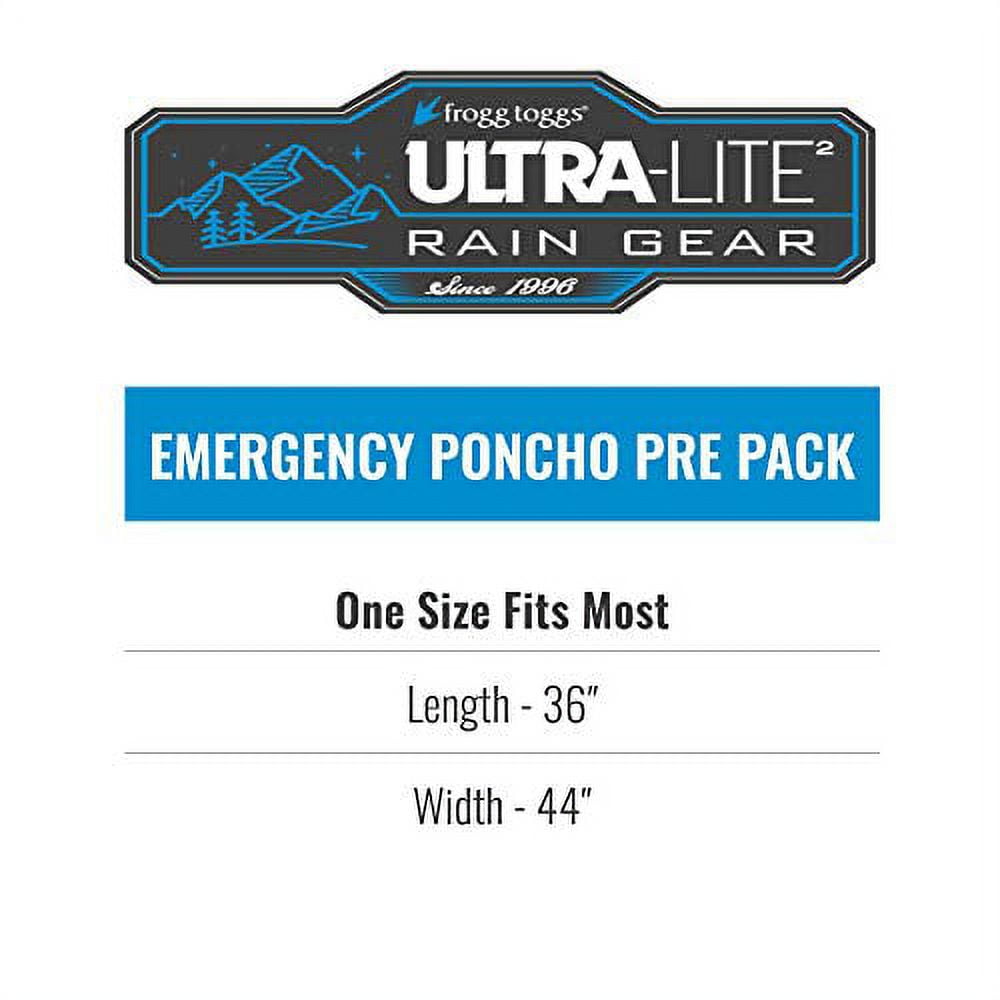 Frogg Toggs Adults' Ultralight Poncho