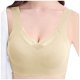 thumbnail image 1 of Lencería sin costuras de malla para mujer: camiseta deportiva sexy para yoga, con fruncido y soporte en la espalda, tirantes ajustables, material de nailon y spandex. Nota: consulte la tabla de tal, 1 of 5