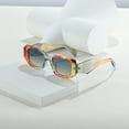 thumbnail image 2 of Dadaria Sunglasses for Women Fashion Shaped Sunglasses Transparent Candy Color Frameless Outdoor Party Anti-UV Glasses Multicolor One Size,Women, 2 of 9
