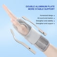 thumbnail image 3 of Carpal Tunnel Wrist Brace Night Support with Splints, Hand Brace for Arthritis, Tendonitis, Sprain, Injuries, Wrist Pain Relief, Wrist Immobilizer Adjustable Straps and Breathable for Women and Men, 3 of 8
