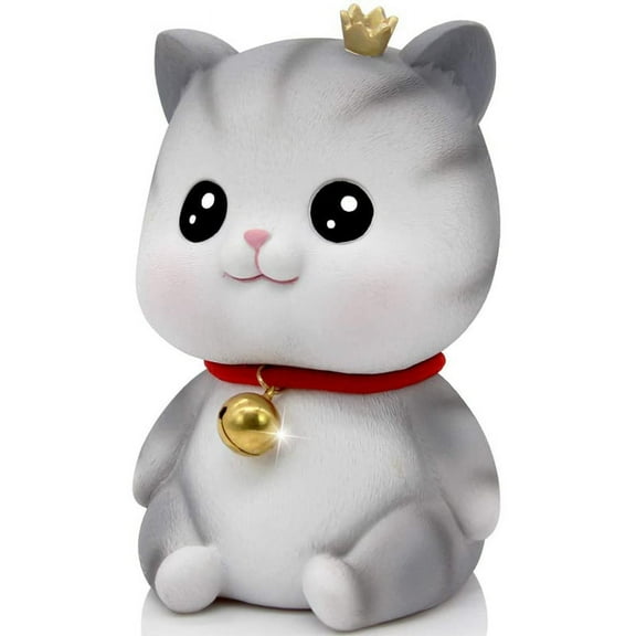 Cute Cat Decorative Saving Bank,Home Decoration Coin Bank Money Piggy Help Form Right Habits,Eyes Open