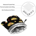 thumbnail image 3 of Funny Taco Oven Mitts and Pot Holders Set Humor Comic Print Kitchen Gloves Heat Resistant Hot Pads for Microwave BBQ Cooking Baking Grilling (4pcs), 3 of 6
