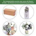 thumbnail image 2 of Arreglo de flores artificiales CEWOR, flores falsas con jarrón, 2 of 7
